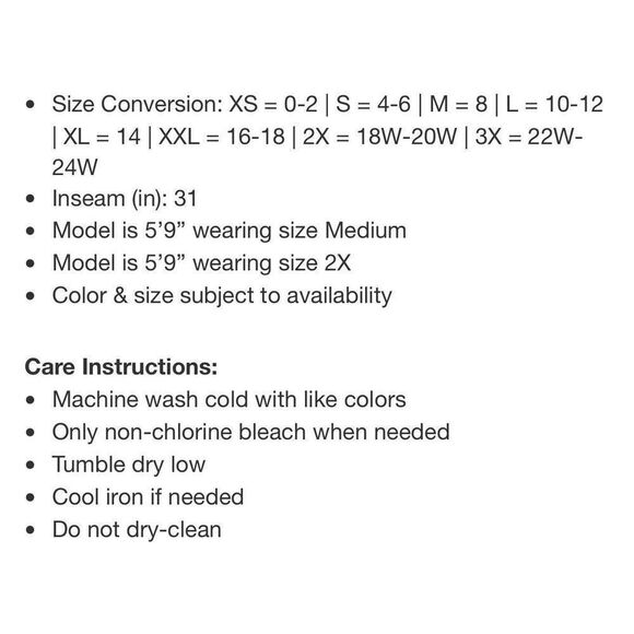 KIRKLAND SIGNATURE Women’s Active Pants 3X Blue Side Ruching Stretch Pockets NWT - Picture 10 of 10